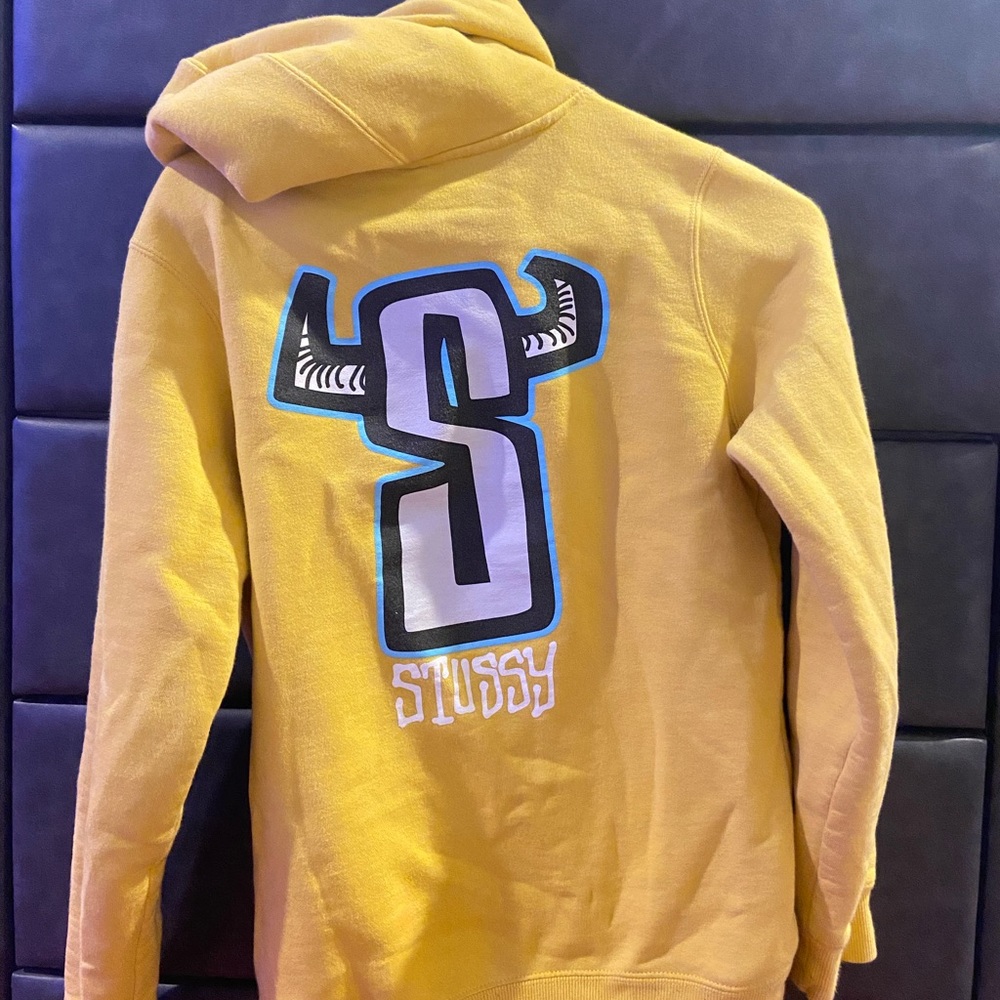 Yellow Stussy Hoodie